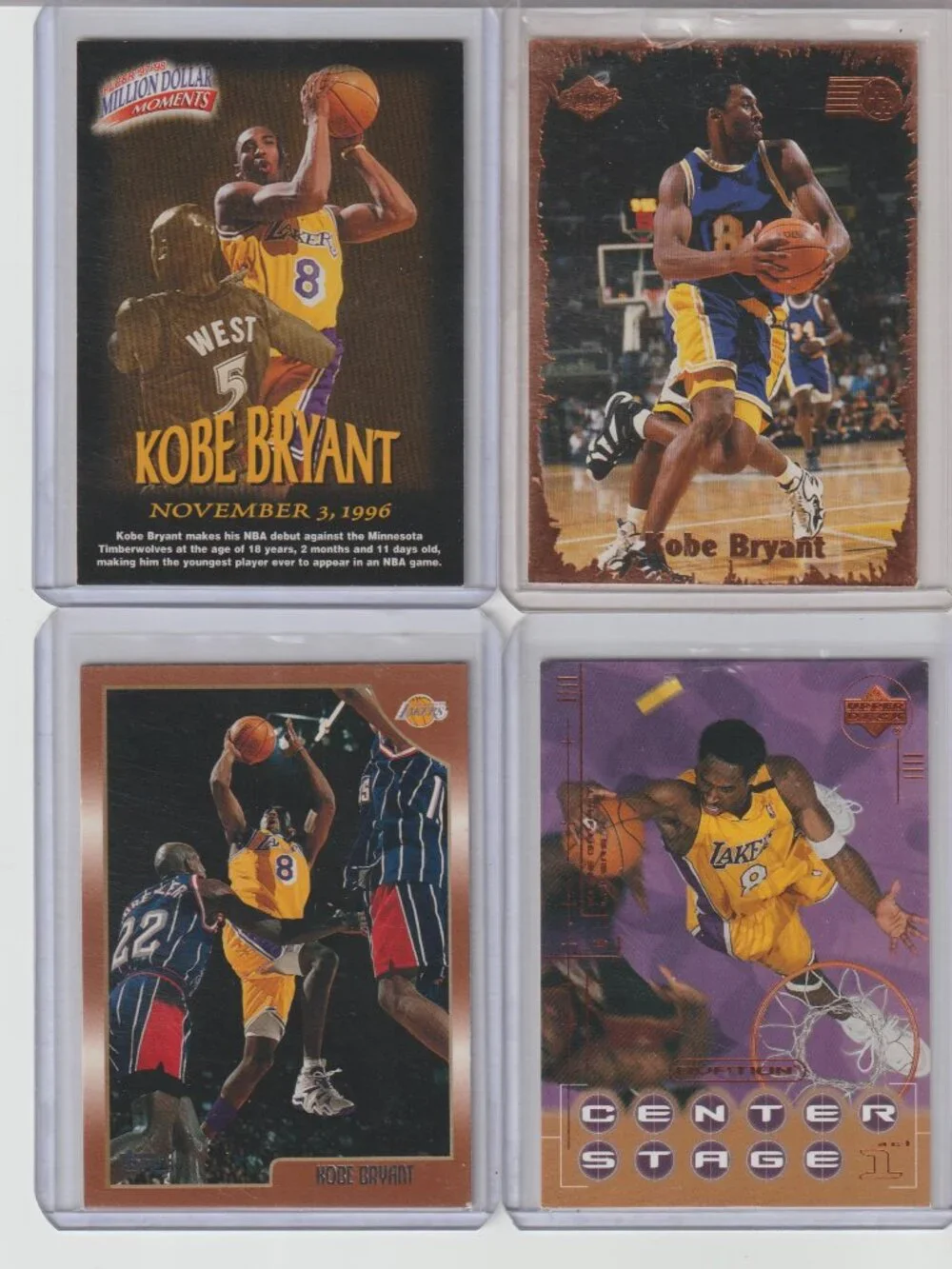 Kobe Bryant 4 Card Set — Lakers/Black Mamba Magic #29
